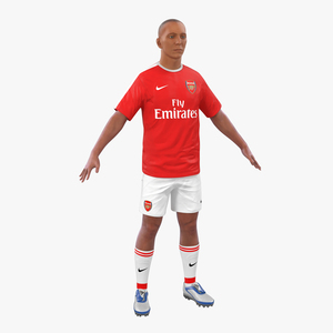 3D Soccer Player Arsenal