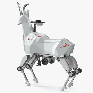 3D model Robot Goat Kawasaki Rigged for Cinema 4D