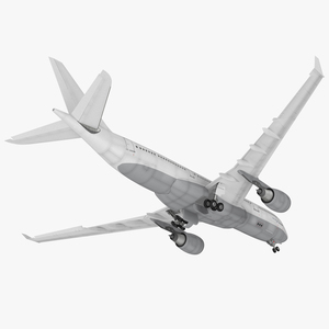 3D Jet Airliner Airbus A330 200 Generic Rigged model