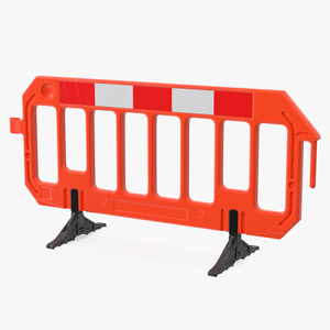 3D model Plastic Road Safety Fence