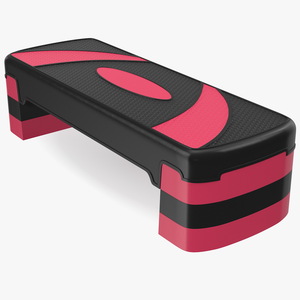 Adjustable Workout Aerobic Stepper 3D model