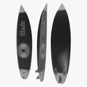 Surfboard Shortboard 2 3D