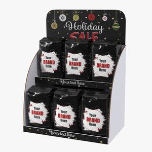 3D Holidays Coffee Sale Display model