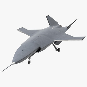 3D Stealth Multirole Unmanned Aerial Vehicle