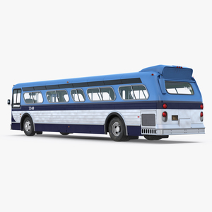 Transit Bus Flxible New Look Simple Interior 3D model