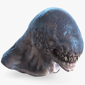 3D Monster Creature Head