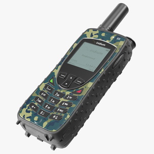 Extreme Satellite Phone Camouflage 3D model