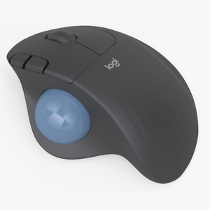 Wireless Trackball Mouse Logitech Ergo M575 Black 3D model