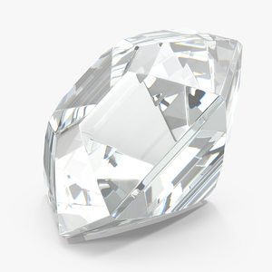 Asscher Cut Diamond 3D model