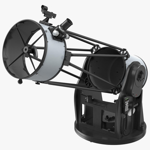 Truss Tube Dobsonian Telescope Rigged 3D