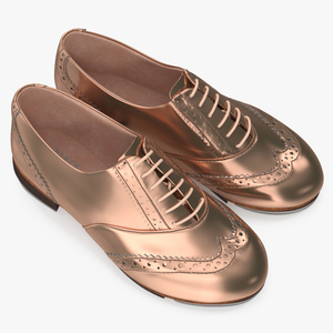 Gold Tap Shoes 3D model