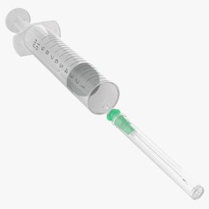 Medical Syringe 10ml Set 3D model