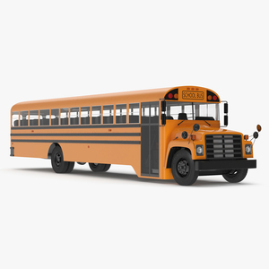 Yellow School Bus 3D