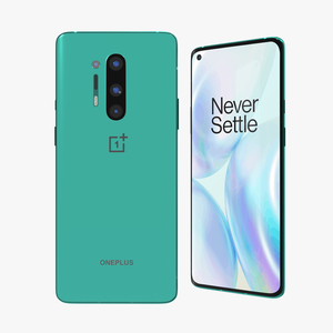 OnePlus 8 Pro Glacial Green 3D