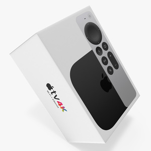 3D model Apple TV 4K Packaging Box