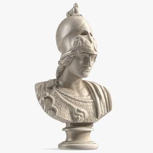 3D Bust Athena Giustiniani Marble for 3D Print model