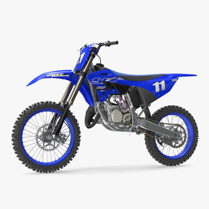 Yamaha YZ125 2022 Rigged 3D model