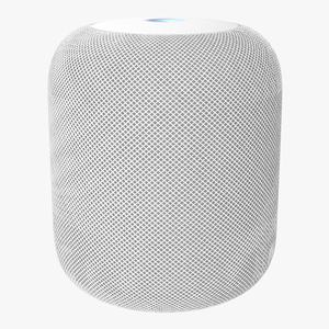 3D Apple HomePod Smart Speaker White model