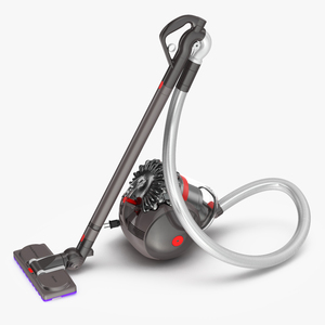 3D Dyson Big Ball Vacuum Cleaner Rigged