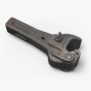 3D model Janney Coupler AAR Type E Used