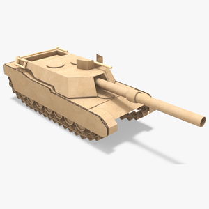 Cardboard Tank Replica 3D