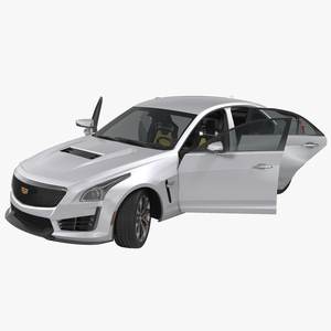 3D Cadillac CTS-V 2016 Rigged