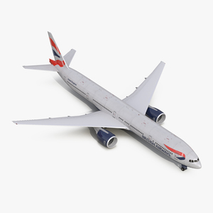 Boeing 777 300ER British Airways 3D