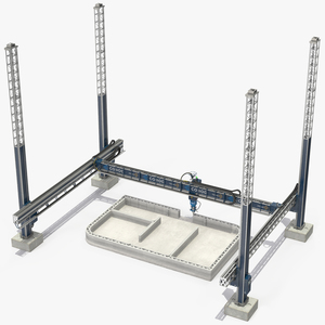 3D model Starting Printing of the Building Module