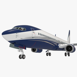 3D Boeing 737 900 with Interior Generic