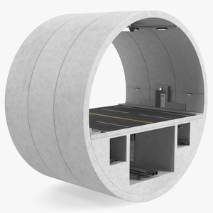 3D model Tunnel Cross Section