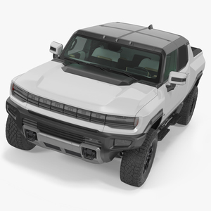 3D GMC Hummer EV PICKUP Simple Interior