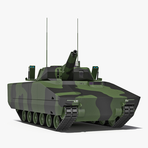 3D Lynx KF41 NextGen IFV Camo Rigged model