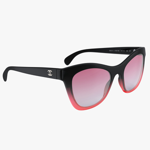 Butterfly Polarized Red Sunglasses 3D model