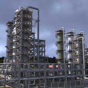 3D Fuel Refinery model