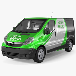 3D Opel Vivaro 2013 Simple Interior Your Brand model