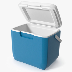 Portable 28 Quart Cool Box Rigged for Maya 3D