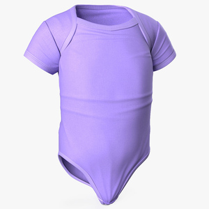 Simple Bodysuit for Toddler 3D