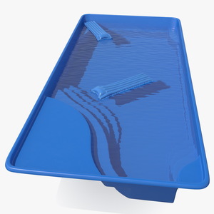 3D Tuscan Pool and Air Mattress model