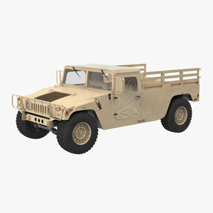 Military Cargo Troop Carrier HMMWV m1038 Desert 3D