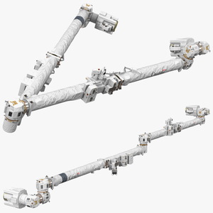 3D Canadarm2 ISS Remote Manipulator System Rigged