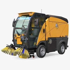 3D model Compact Road Sweeper