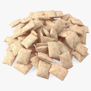 Pile of Breakfast Cereal Pads 3D model