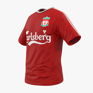 3D Soccer T Shirt Liverpool 2