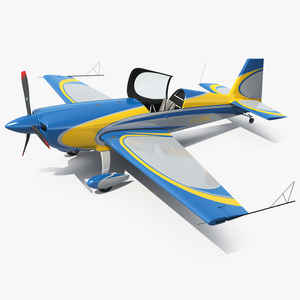 3D Extra EA300 Aerobatic Monoplane Rigged model