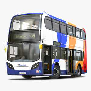 3D model Bus Enviro400 Rigged