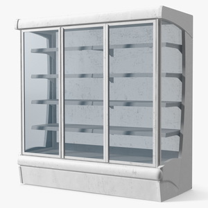 3D model Refrigerator with Shelves