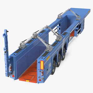 Faymonville Prefamax ILO 3 Innenlader Semi Trailer Rigged 3D