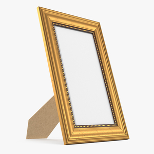 3D Gold Photo Frame