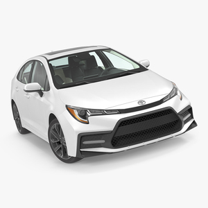 3D Toyota Corolla 2020 Rigged