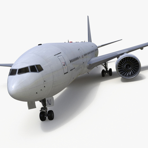 3D Boeing 777-200 Passenger Aircraft model